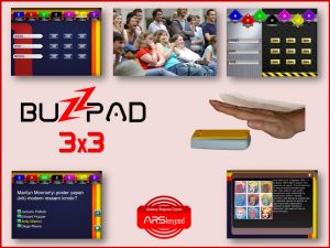 Buzzpad 3x3 Stand Aktivitesi Formatı Keypad Oyunu Buzzpad 3x3 Stand Aktivitesi Formatı Keypad Oyunu