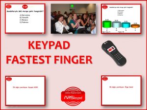 Keypad Fastest Finger Yarışma Formatı Keypad Fastest Finger Yarışma Formatı